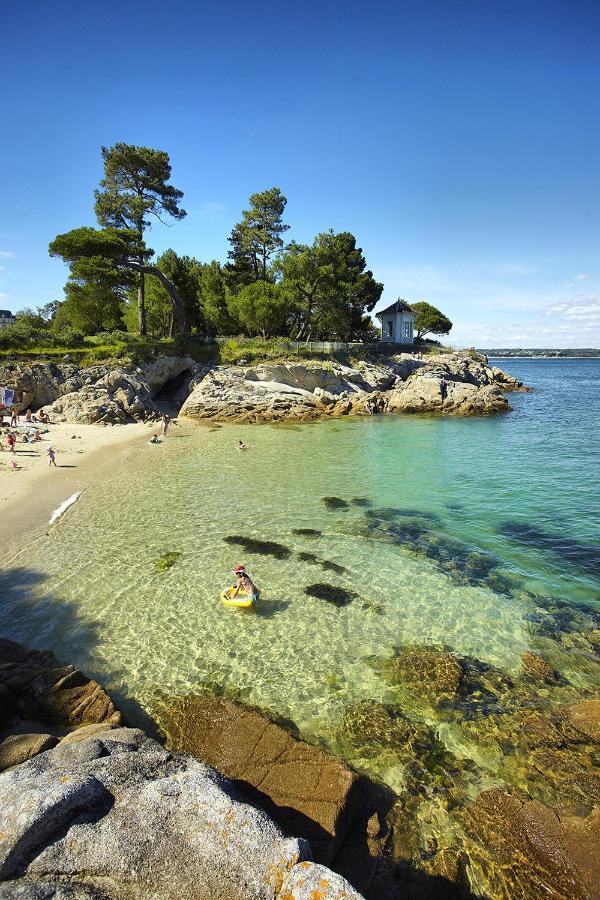 Les Temps Heureux Proche Du Centre Et Plages Quimper Esterno foto